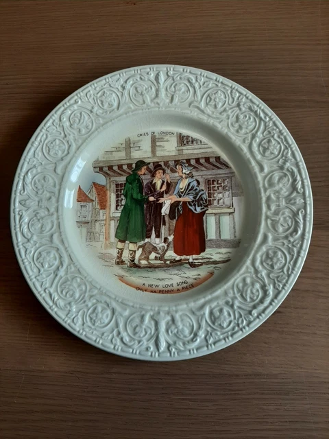 Crown Devon Cries Of London A New Love Song Teller. Felder gestempelt 5094 R