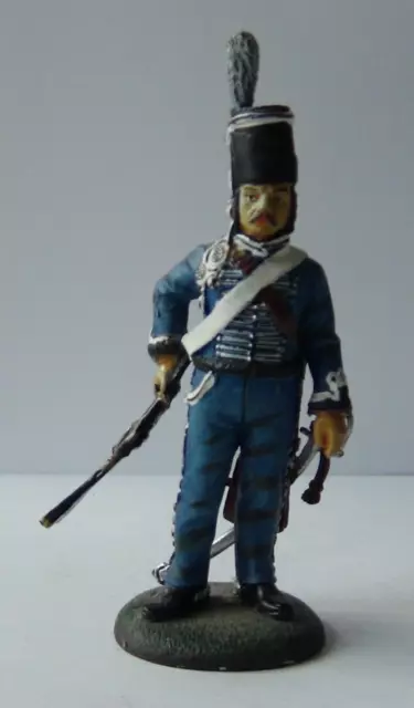 Vintage Del Prado Napoleon at War ' TROOPER, PRUSSIAN HUSSAR REGT No7 1806'