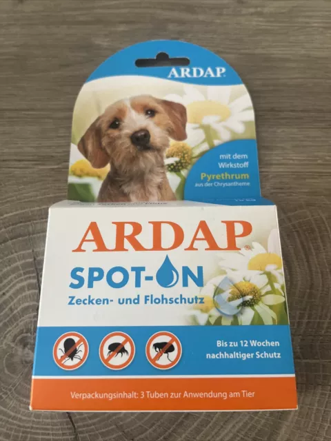 ARDAP Spot-On für Hunde unter 10 kg (3x1,0ml) NEU&OVP