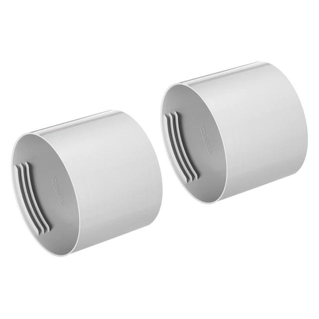 Échappement Tuyau Connecteur 2 Paquet 5,1 Pouce Dia Filetage Tube Coupleur