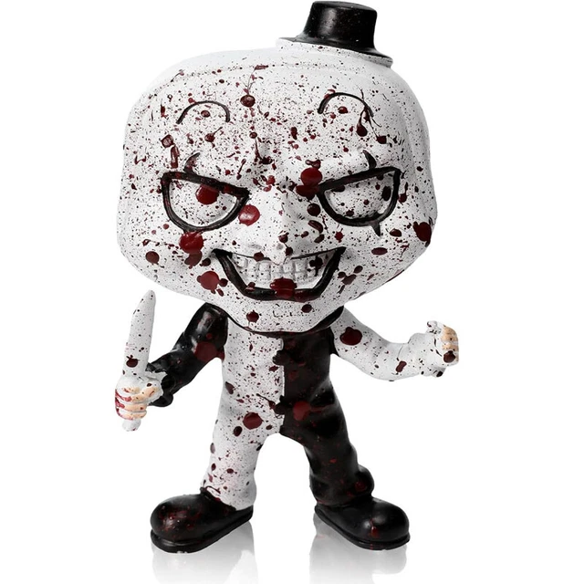Harilla Clown Puppe 23cm – Porzellan-Kopf, Stoffkörper, Als Dekoration Für Halloween Oder Tisch