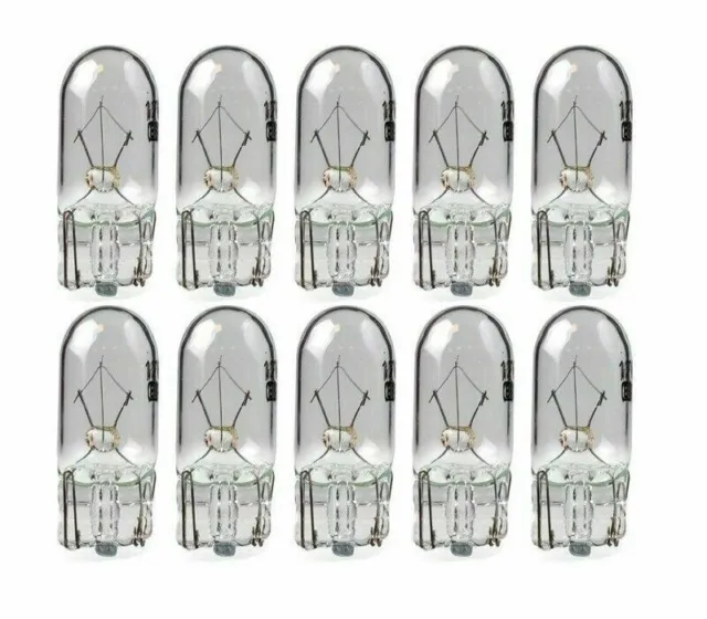 10x W5W T10 Lampe W5W 5 Watt Glühbirne Standlicht Parklicht Positionlampe 5W