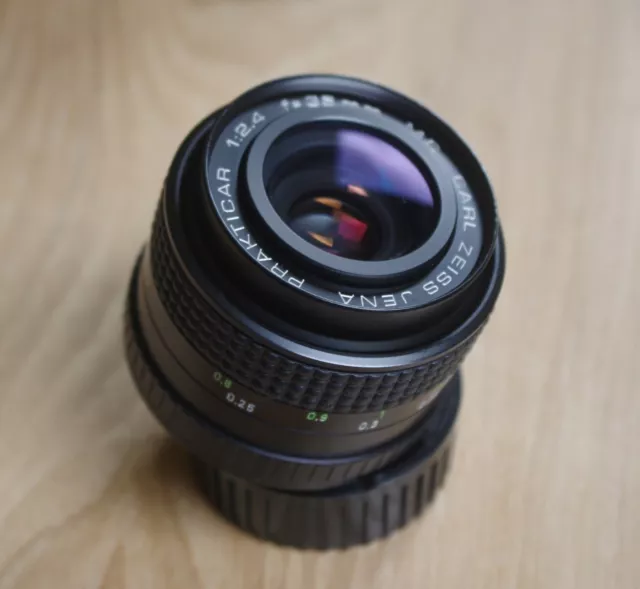 Carl Zeiss Jena 35mm flektogon  f2.4 lens P/B mount