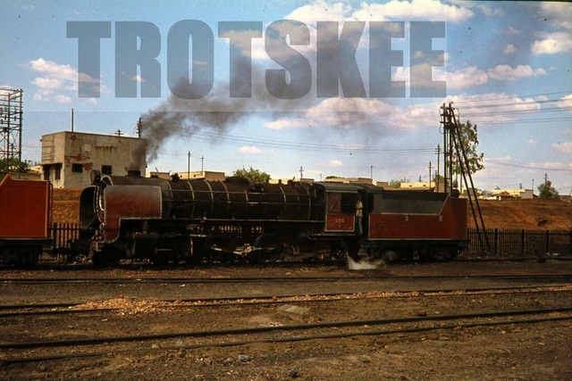 35mm Slide INDIA Indian Railways Steam Loco 4356 Hublu c1976 Original