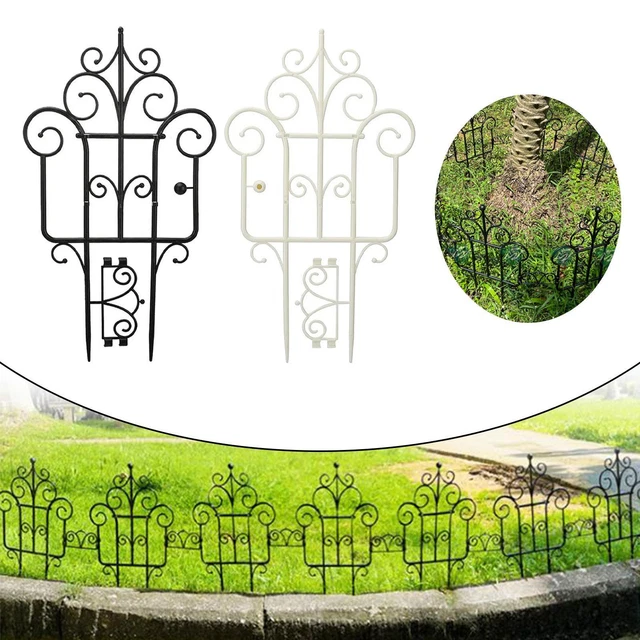 Lot De 6 Mini Treillis Plantes Grimpantes Empilables – Vert Foncé, Support Vague Pour Fleurs, Lierre, Jardin Intérieur & Extérieur