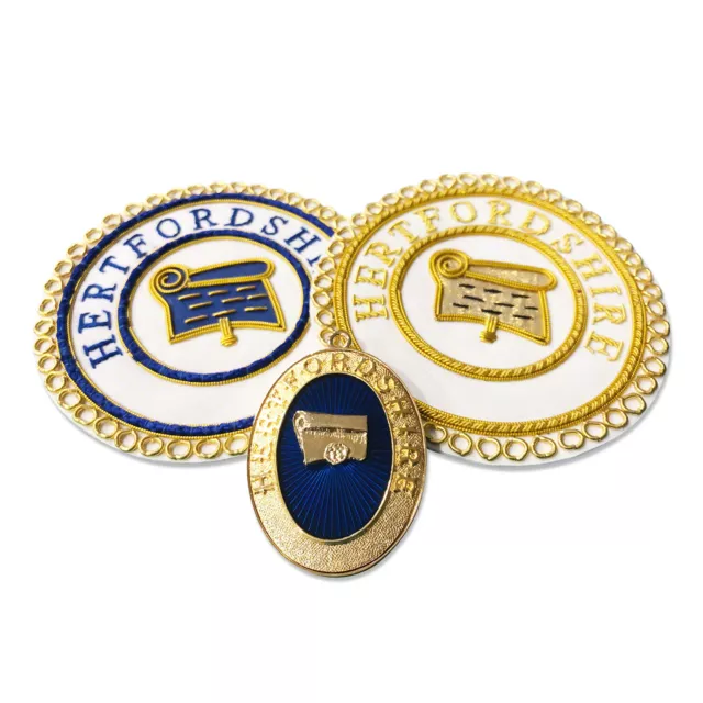 Masonic Craft Provincial Undress & Dress Apron Badge & Collar Jewel