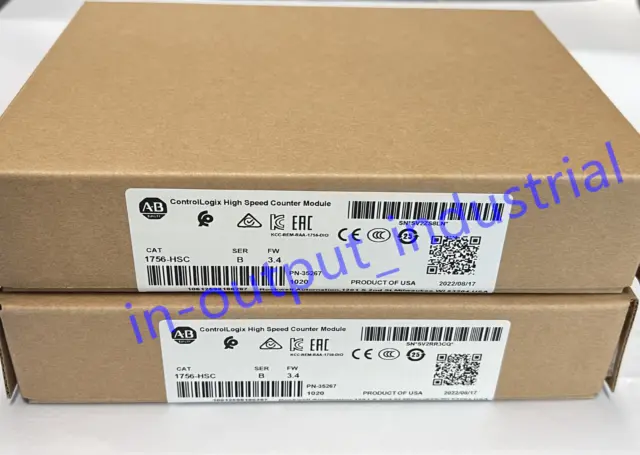 New Factory Sealed AB 1756-HSC / B ControlLogix High Speed Counter Module