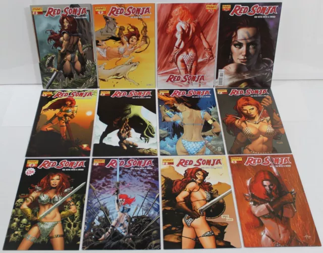 RED SONJA Lot of 12 Comic Books (Vol 4 / 2005 -2013 / Dynamite) NM to NM/M