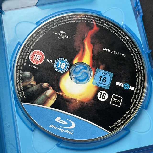 WILD AT HEART Rare Reg B Bluray, David Lynch, Nicolas Cage, Laura Dern, 1990. 100.00