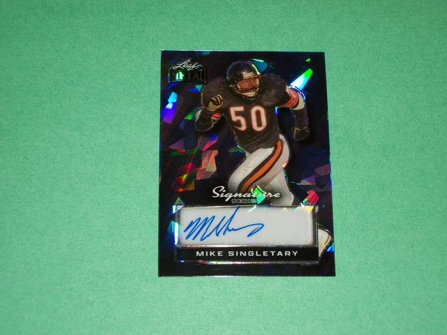 score 優し nfl mike singletary auto bgs hof
