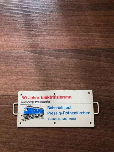 ZLS-Miniatur  - Metall -50 Jahre N-Probstzella-Bahnofsfest Pressig=Rothenkirchen