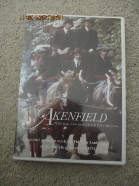 Akenfield limited edition 13th Anniversary dvd Region 2 (UK) rare