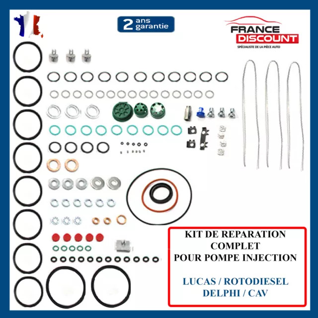 Kit Complet Joints Pompe à Injection type DPC LUCAS ROTODIESEL DELPHI CAV