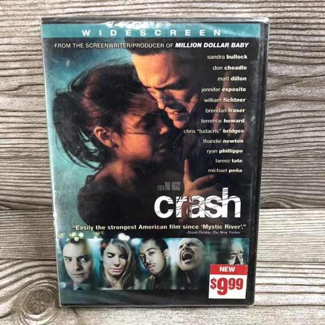 Crash (DVD Widescreen) New Sandra Bullock Ludacris Brendan Fraser Matt Damon