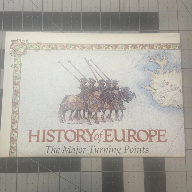HISTORY OF EUROPE MAP+ EUROPE POLITICAL MAP National Geographic Dec1983 ...