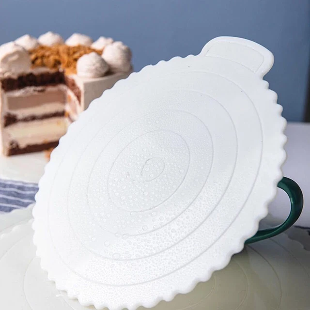 Alzata Torta Plastica Trasparente 25 cm