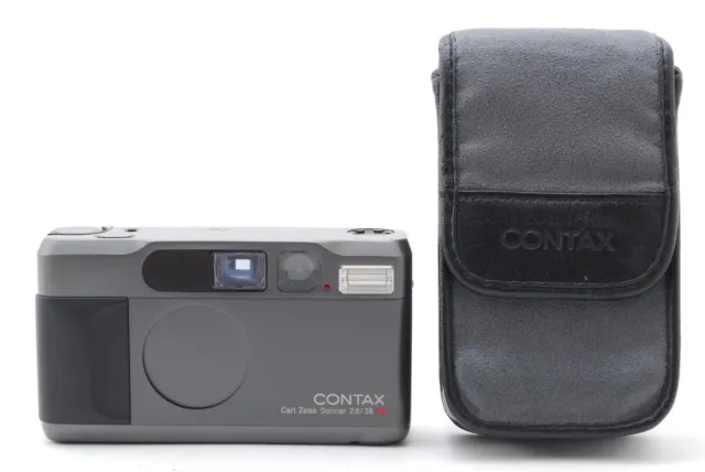 【MINT】Contax T2 Titan Black 35mm Point & Shoot Film Camera From JAPAN