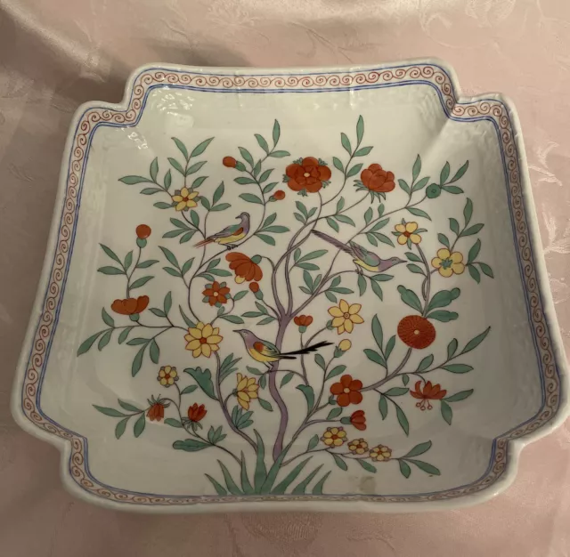 Herend Oriental Garden (Oc) Pattern Large Salad Bowl Rare Item 181/Oc