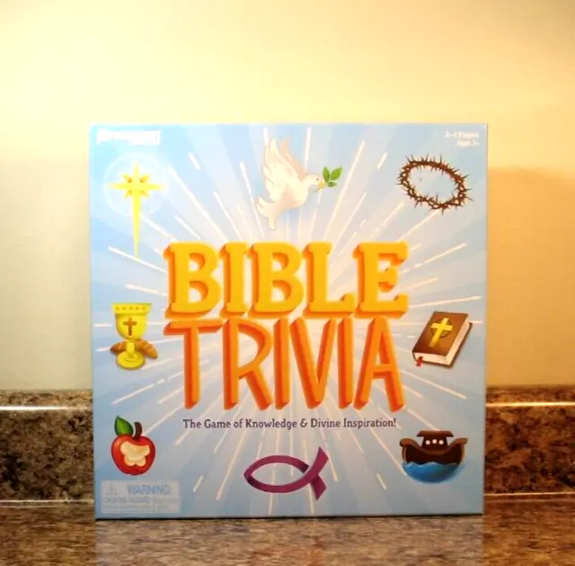 Bible Trivia Game The Game of Knowledge and Divine Inspiration Ages 7+ NEW