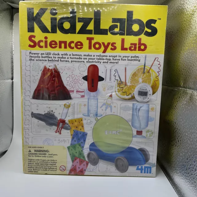 Kidz Labs Kitchen Science 8 Experiment Kit Children Educational 4M New Sealed