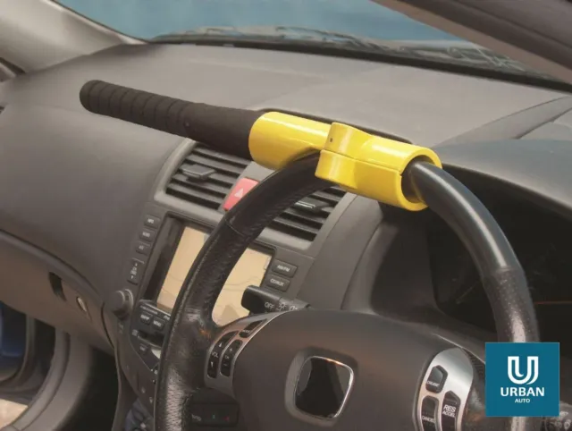 Steering Wheel Lock To Fit Saab 9-7X Baseball Bat Style Compact Highly Visible