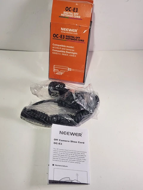 Cable Speedlite para cámara digital Neewer OC-E3