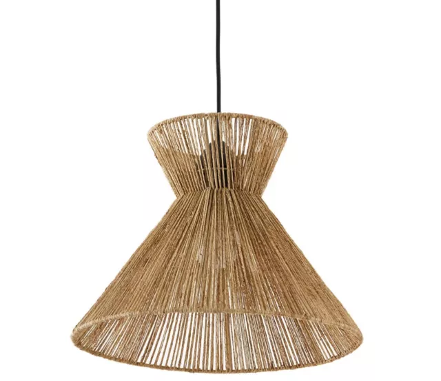RRP £85 paralume da soffitto canapa diapositiva inferiore 30 cm/37 cm La Redoute