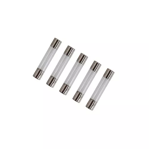 AIV 5 Stück Glas-Sicherung 5 x 20 mm 2 A, 3 A, 5 A, T Träge KFZ Feinsicherungen