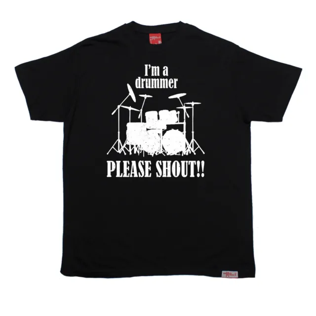 Im A Drummer Please Shout T-SHIRT Band Drums Drumming Funny birthday gift