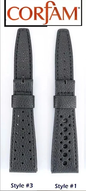 MAURICE LACROIX CUIR Bracelet Fermeture Boucle Ardillon 16MM Vintage