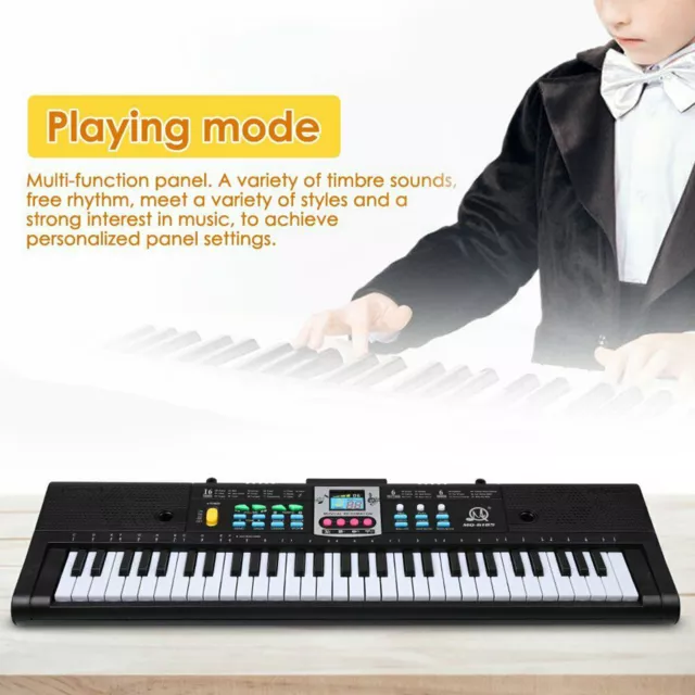 ABS Portable Piano Keyboard 61 key Digital Music Keyboard Instrument EU 2