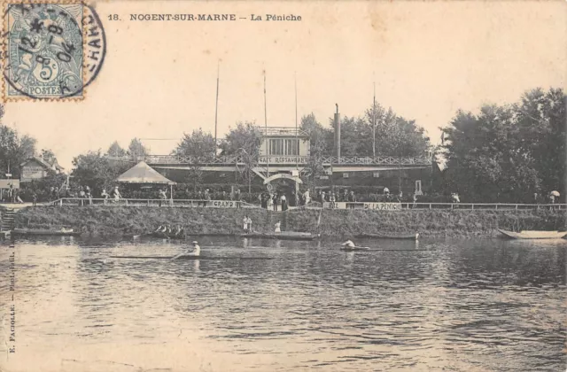 Cpa 94 Nogent Sur Marne / The Peniche