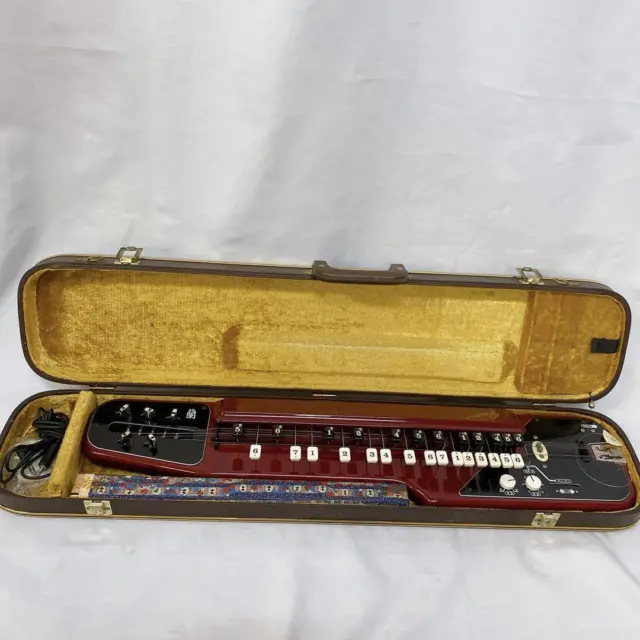 SUZUKI Electric Taisho Koto Ran Traditional Stringed Instrument w/ Hard Case