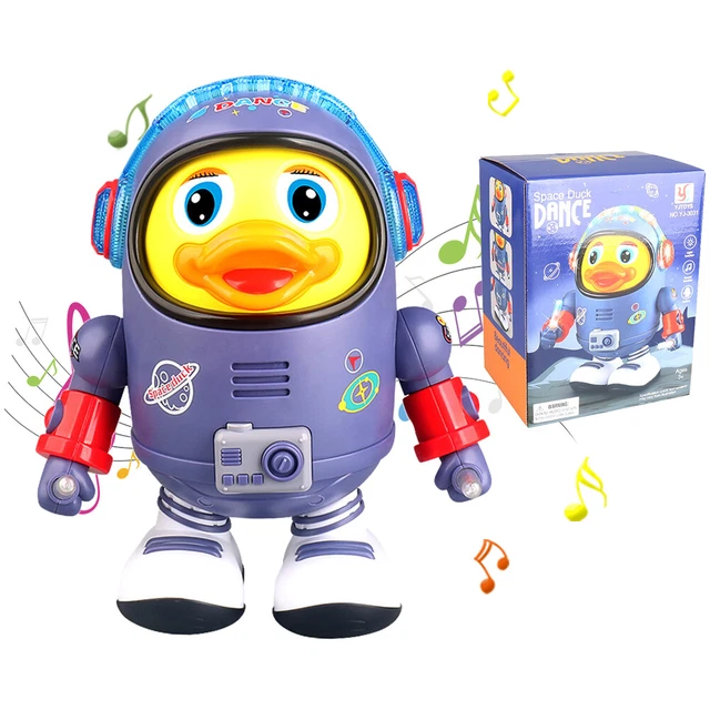 Electric Noisy Duck Toys Movable with Music Light for Children Birthday Gift 2