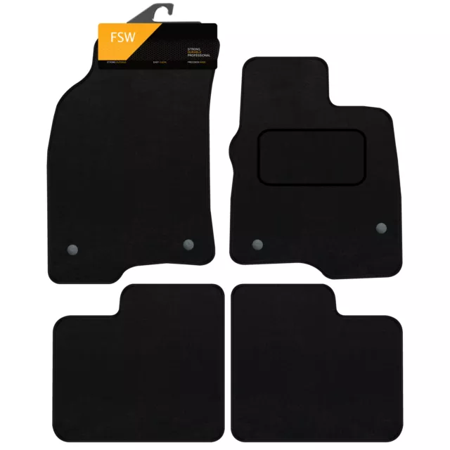 Fits Fiat Panda 2015-Onwards Fully Tailored Carpet Car Floor Mats Black 4Pc