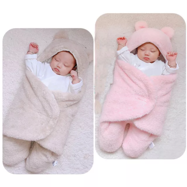 Felpa con cappuccio orecchio neonato neonato neonato bambina orso con cappuccio tuta calda in pile invernale