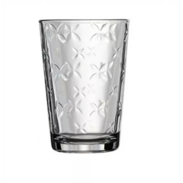 Trinkgläser Set  Gläser 6 teilig 200 ml Wassergläser Glas Saftgläser Trinkgläser