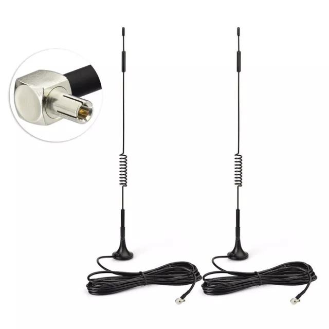 2 Packs 4G LTE TS9 Magnetic Antenna For-Netgear NIGHTHAWK M1/MR1100 Mobile-WiFi
