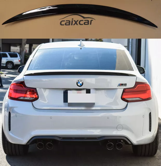 Aileron BMW Serie 2 F22 F23 F87 Coupe Performance Aileron Noir Brillant Spoiler