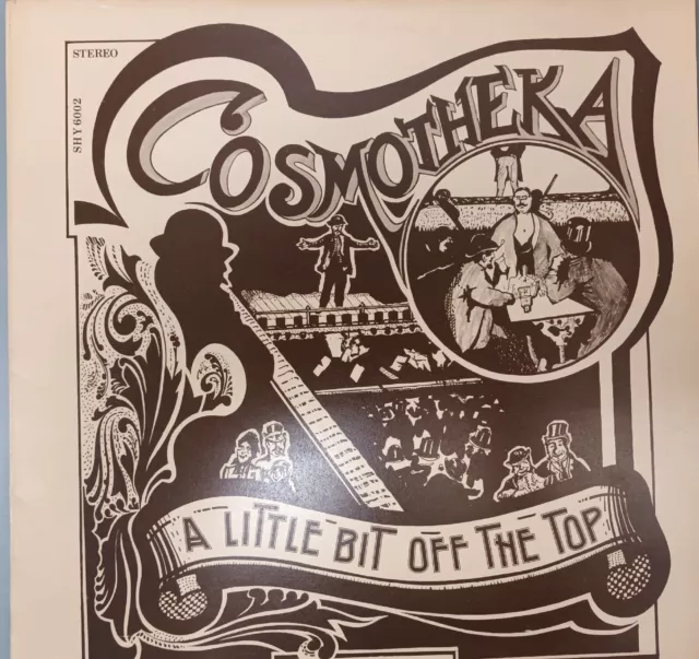 1974 Record by folk Duo Cosmotheka, A Little Bit Off The Top, excellent cond