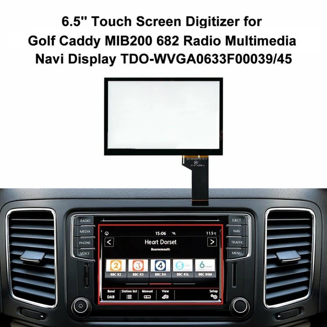 Digitalizzatore touch screen di alta qualità per Skoda MIB2 MIB STD2 5 V tensione di lavoro