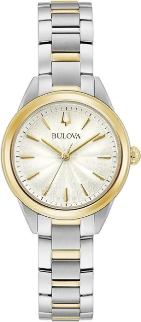 Bulova Classic 98L277 Quartz Silvery White Dial Ladies Watch