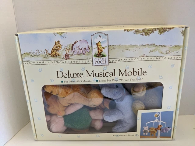 Classic Winnie The Pooh Disney Deluxe Musical Mobile Red Calliope 2002 Music