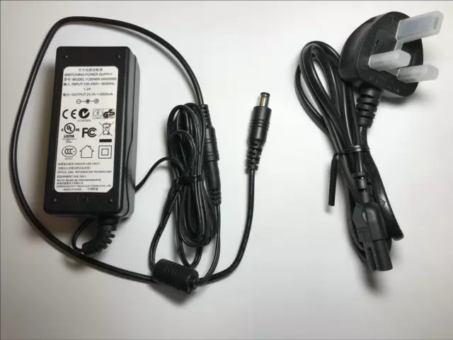 UK Replacement for 25V 33W AC-DC Adaptor for LG NB3730A 2.1 Soundbar Sound Bar