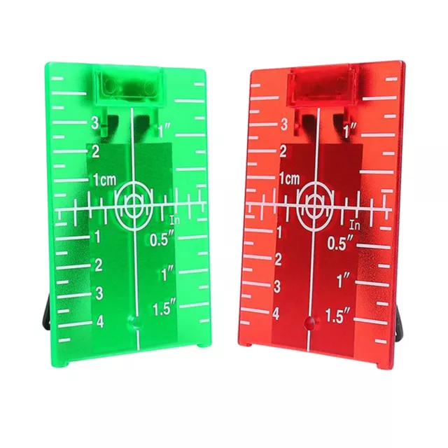 Green / Red Magnetic Floor Target   with Stand Leveling Laser Target