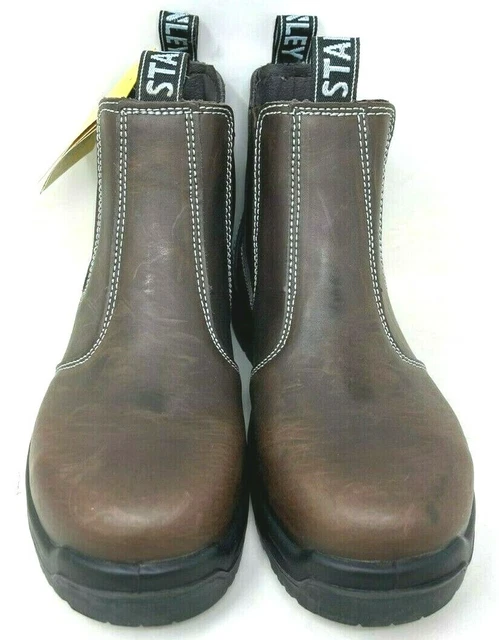 Stanley Women's Dredge Steel Toe Pull On Boots Brown Size:10.5 W87 2