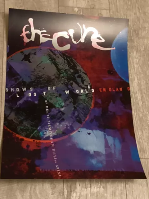 The Cure - Birmingham Dec.2022 Official Memorabilia Concert/Gig Poster