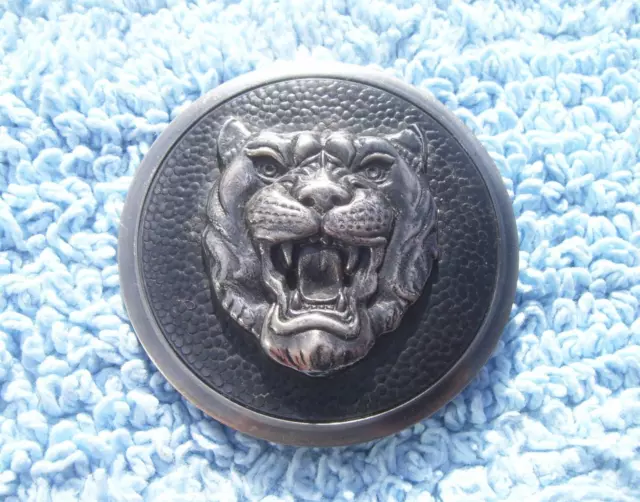 VINTAGE 1980s JAGUAR XJS CAR BONNET BADGE ~ XJ S 3.6/5.3 AUTO HOOD EMBLEM/MASCOT