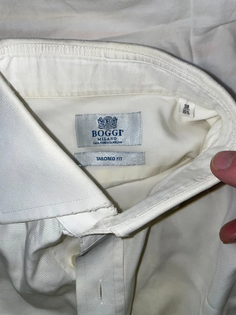 CAMICIA UOMO BOGGI milano 39 Bianca EUR 20 00 PicClick IT