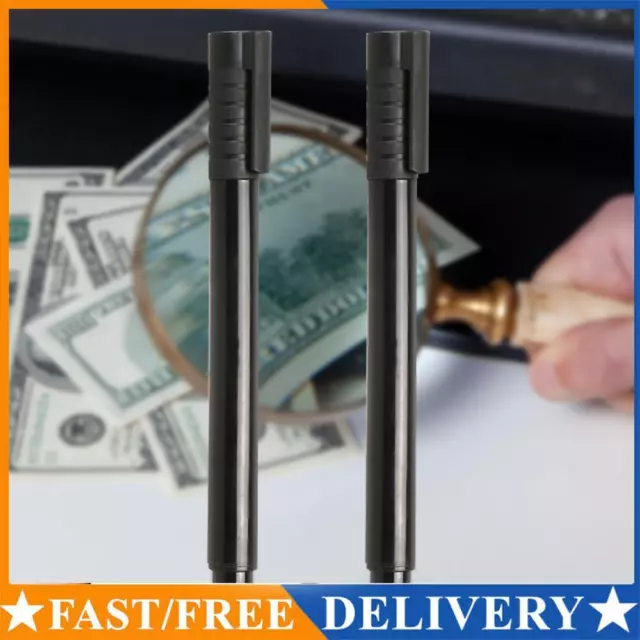 2pcs Currency Detector Pen Graffiti Mini Banknotes Tester Pen for US Dollar Bill